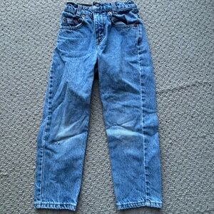 Vintage 1990s kids, Levi Strauss and Co. Blue Denim Jeans